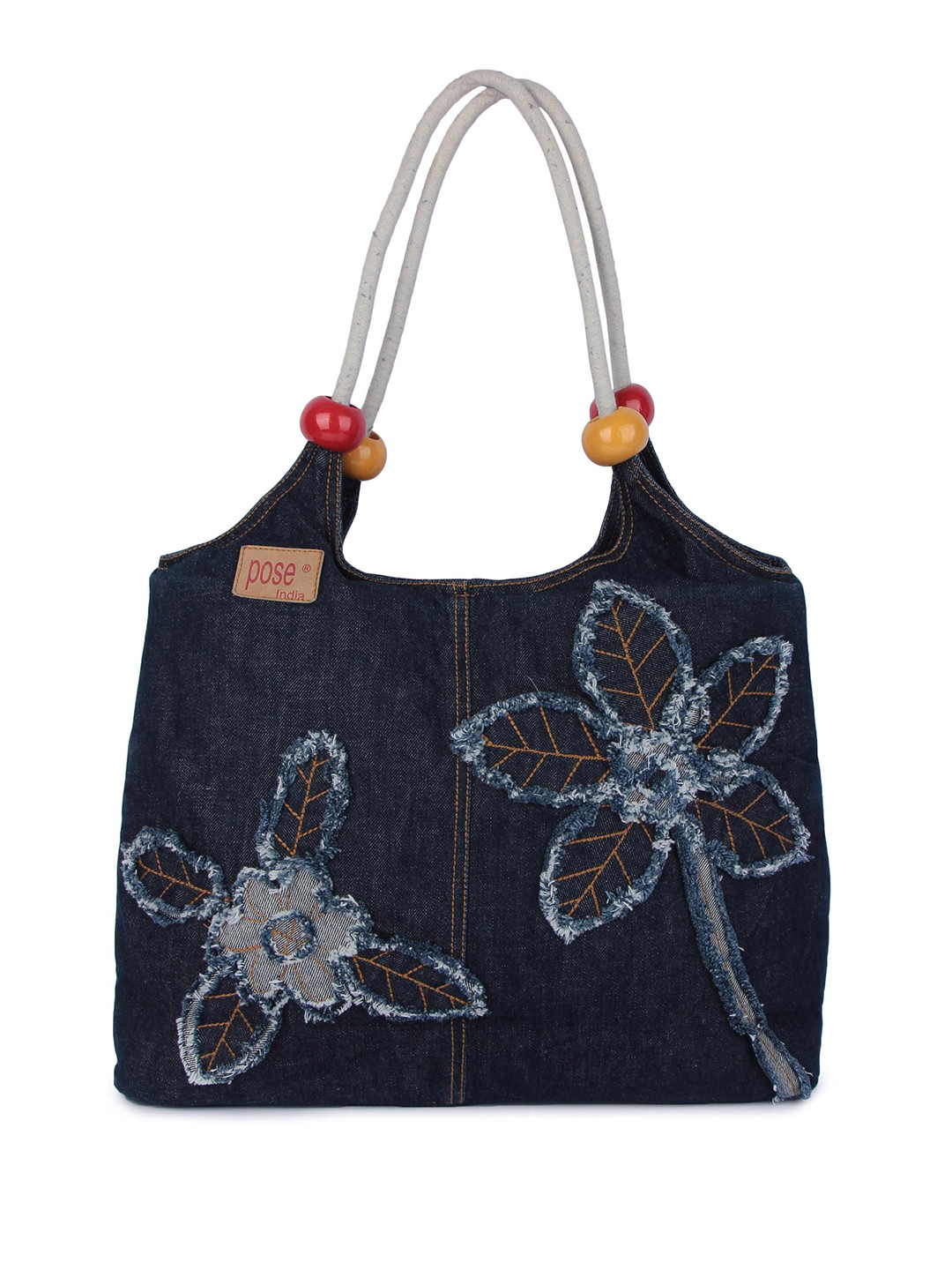 Pose india Unisex Structured Tote Bag with Fringed