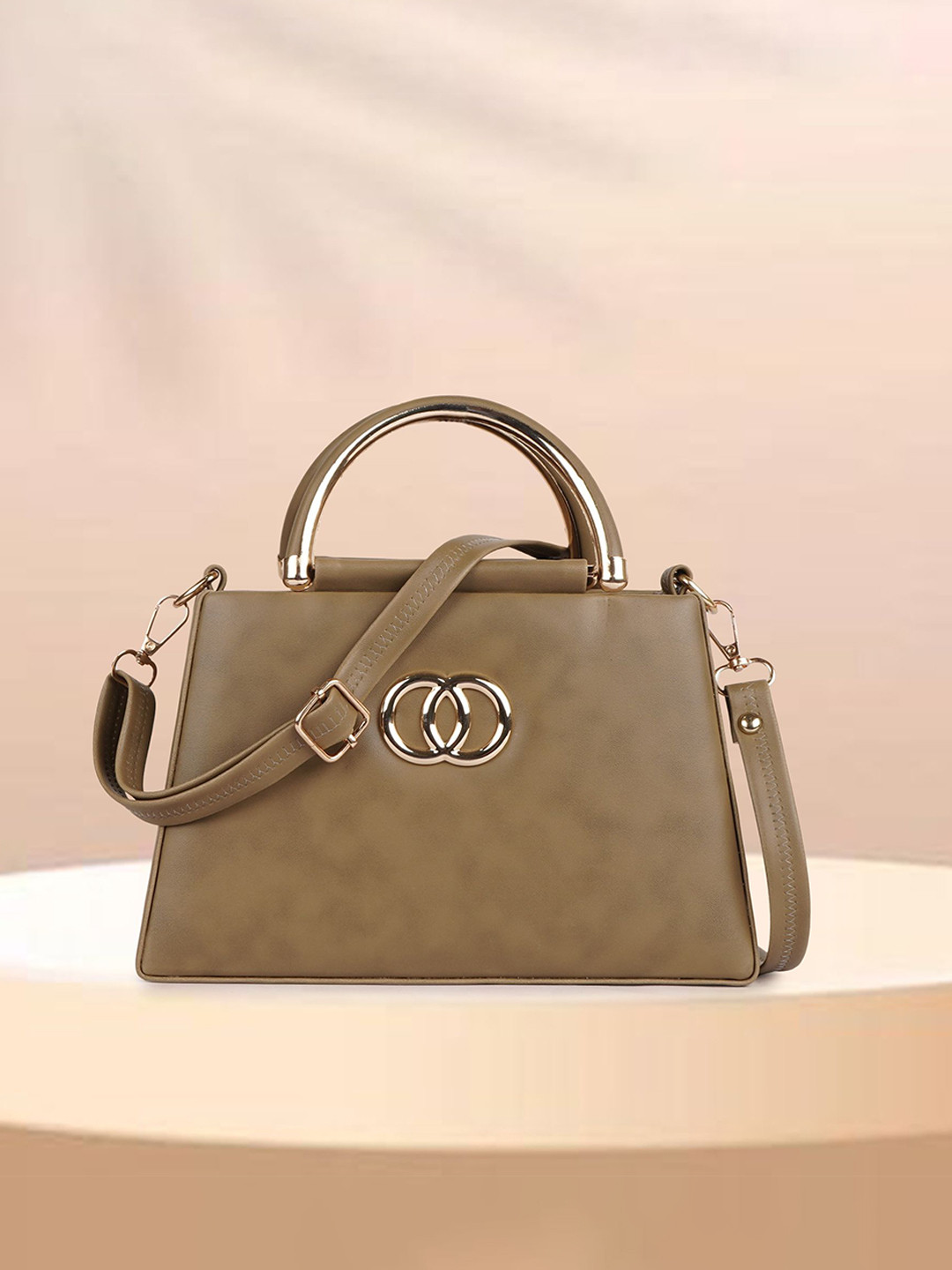 LADY QUINTON Women Oversized Structured Crossbody Handheld Bag