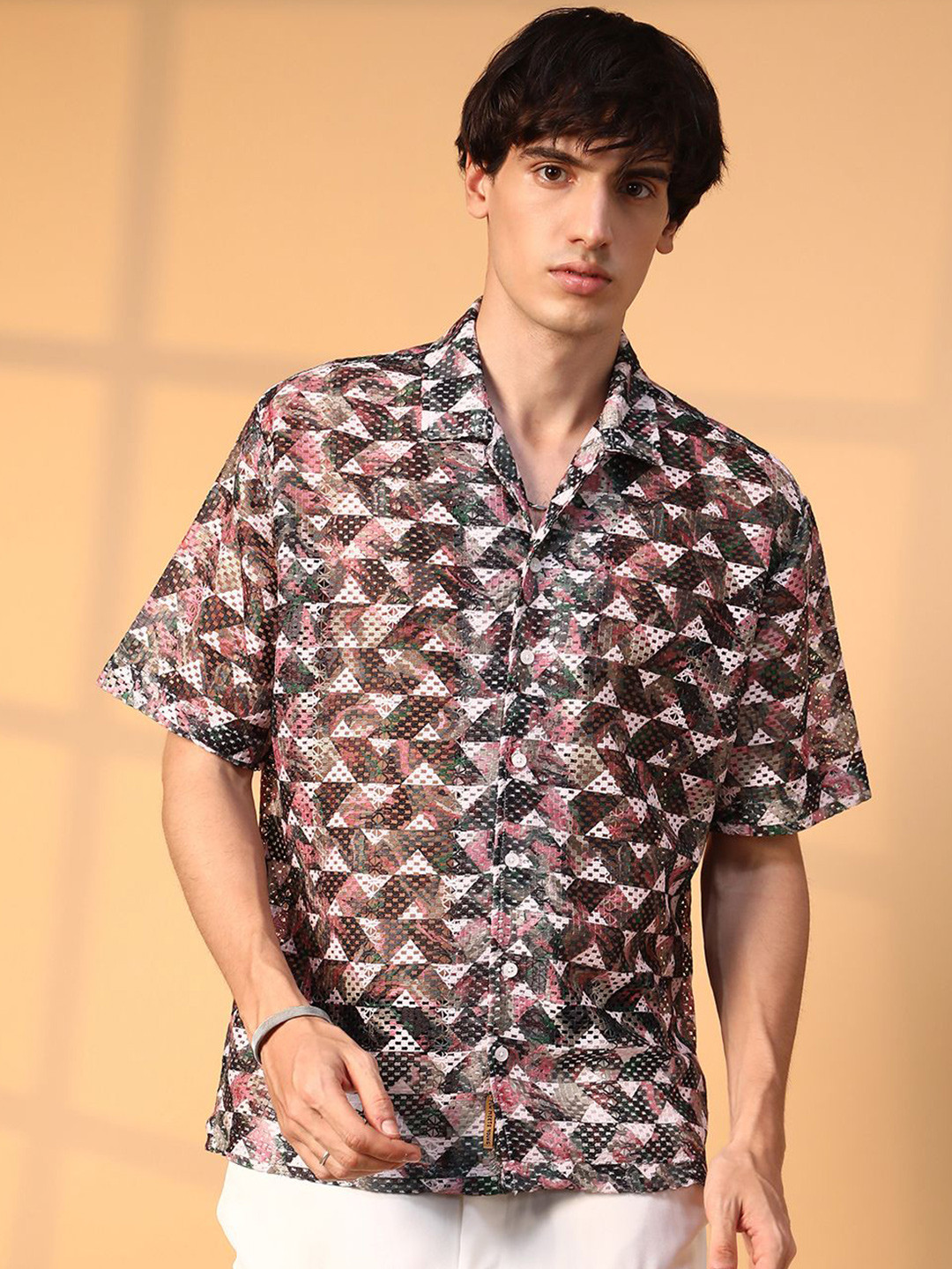 Campus Sutra Men Classic Printed Casual Shirts