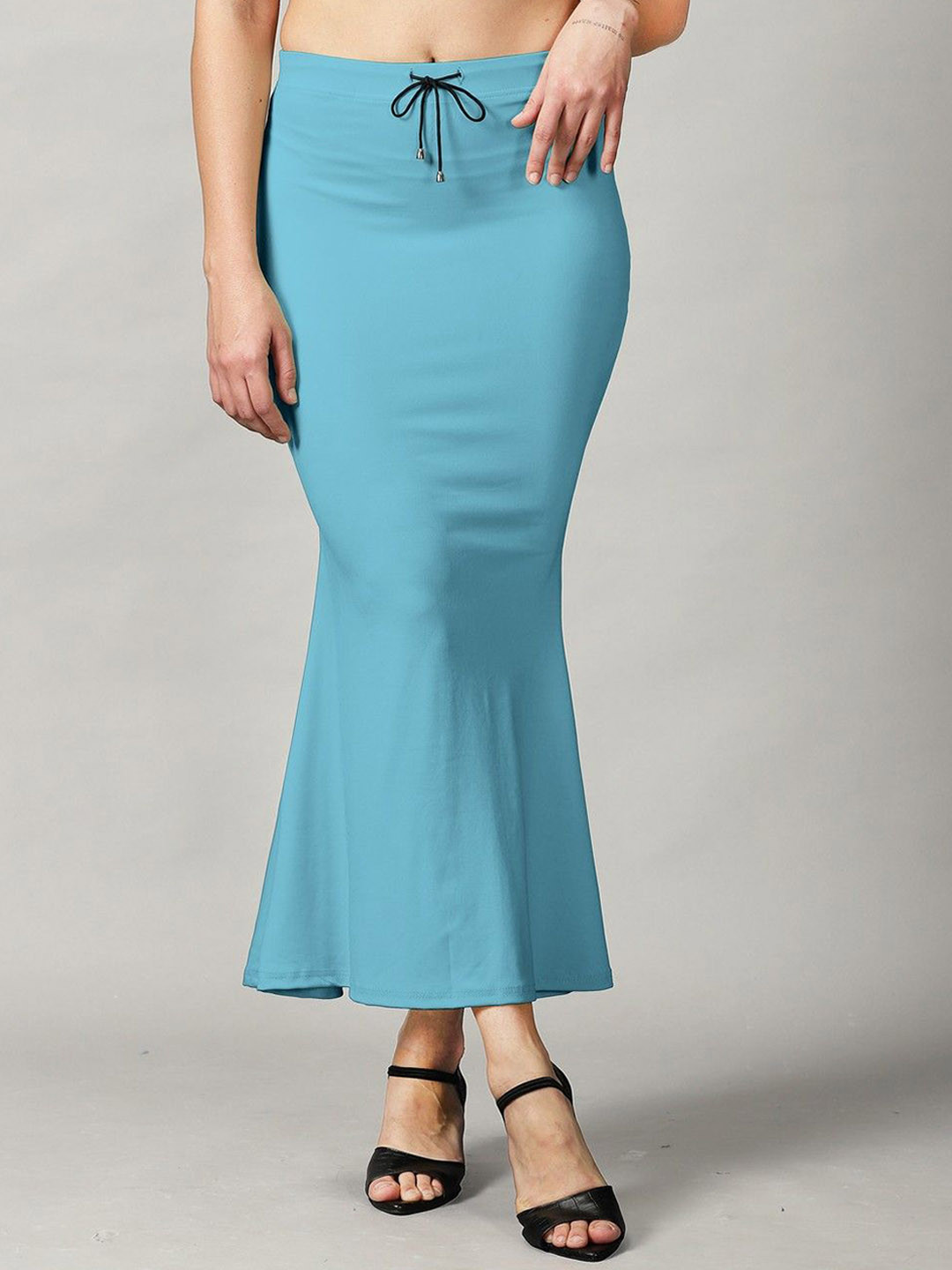 ZORNITSA Women Solid Stretchable Mermaid Fit Fishcut Saree Shapewear