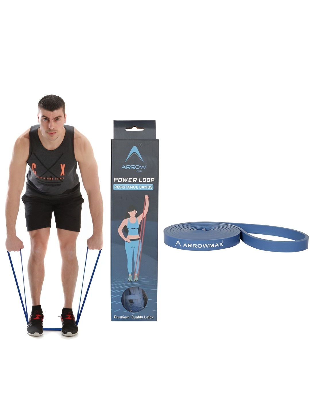 ARROWMAX Anti Slip Latex Pull Up Band