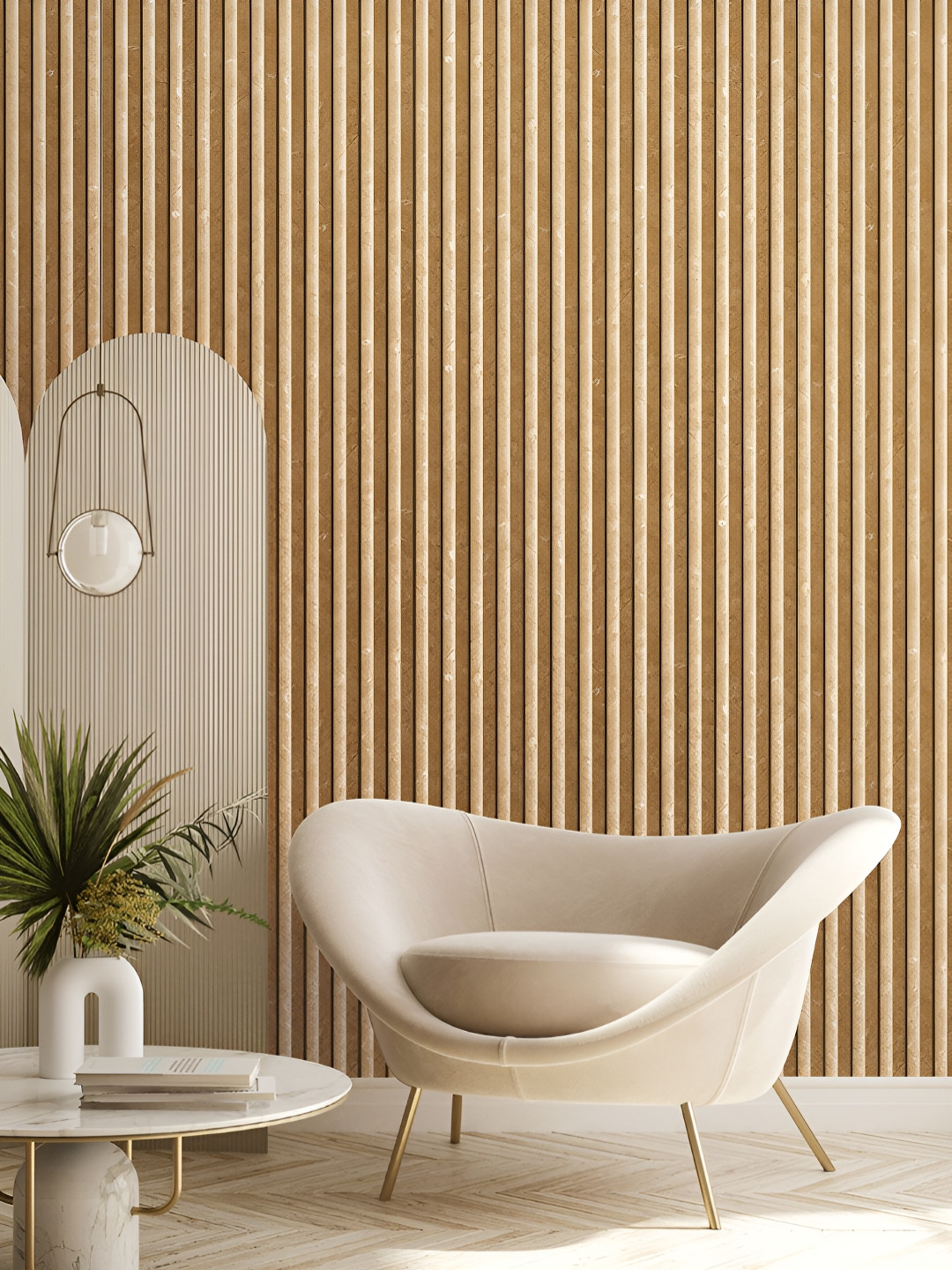 Fedora Wallpapers Brown & Beige 3D Printed  Waterproof Wallpaper