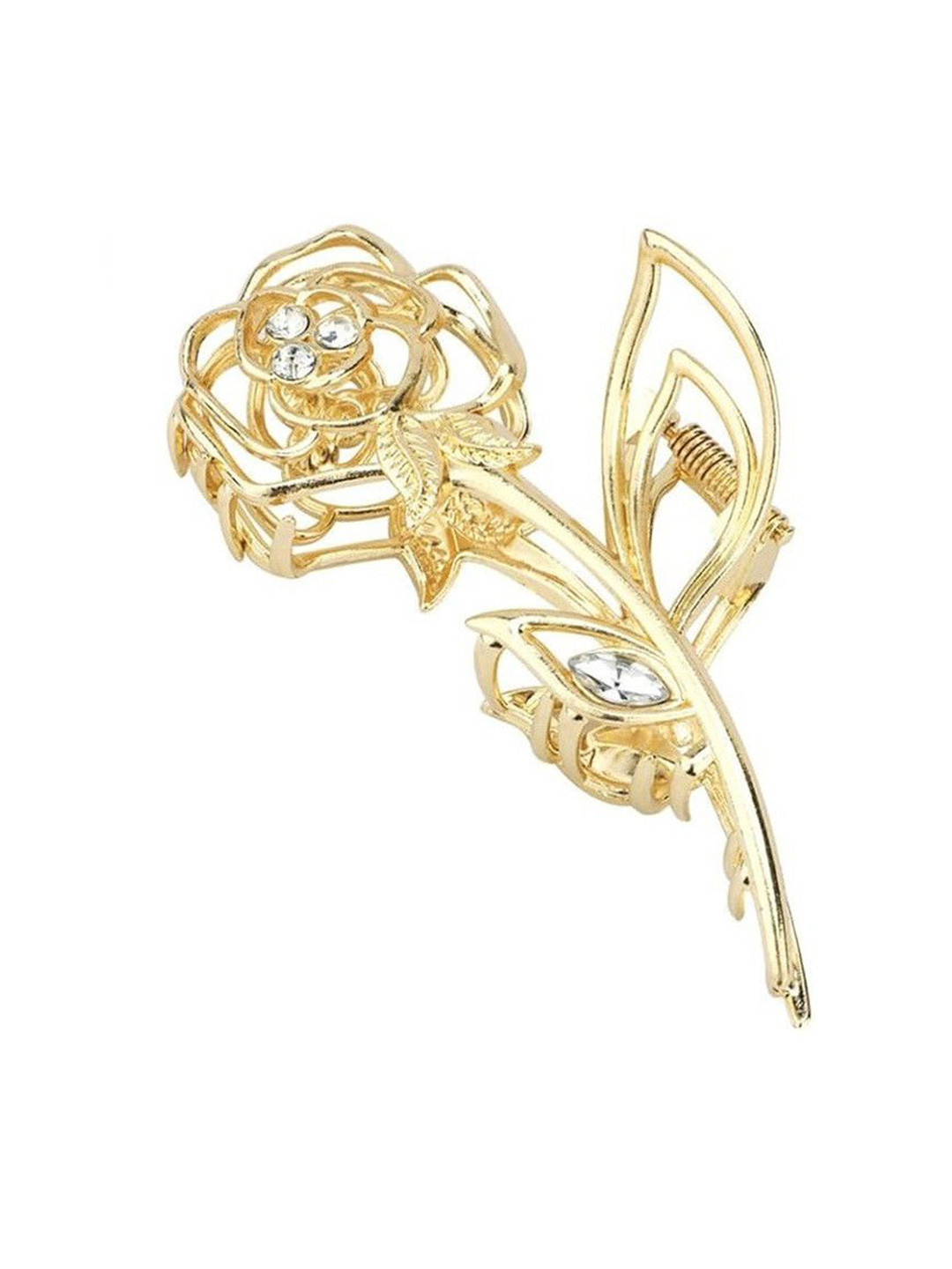 Blubby Women Flower Design Claw Clip
