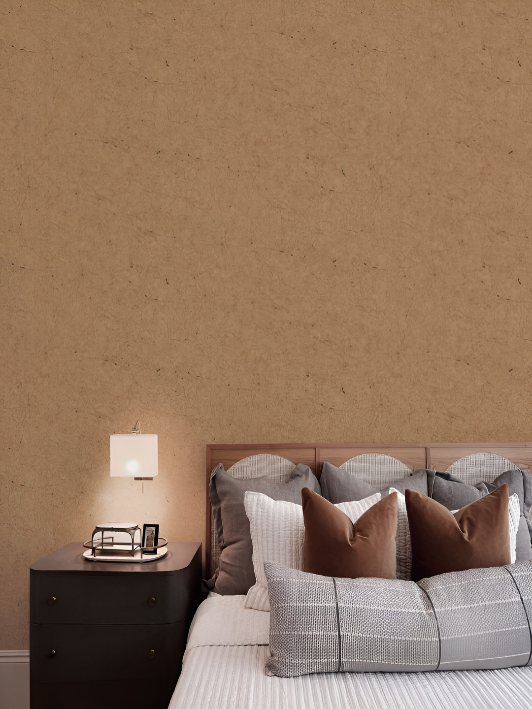 Fedora Wallpapers Leather Mesh Brown & Black 3D Abstract Printed Waterproof Wallpaper