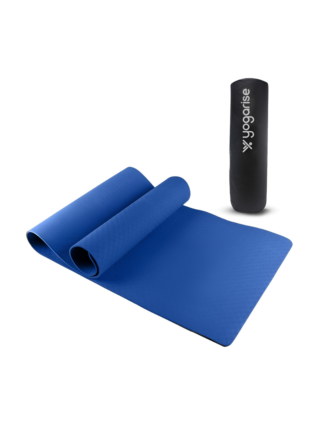 Yogarise Textured Anti-Slip Extra Thick Yoga Mat With Carry Bag