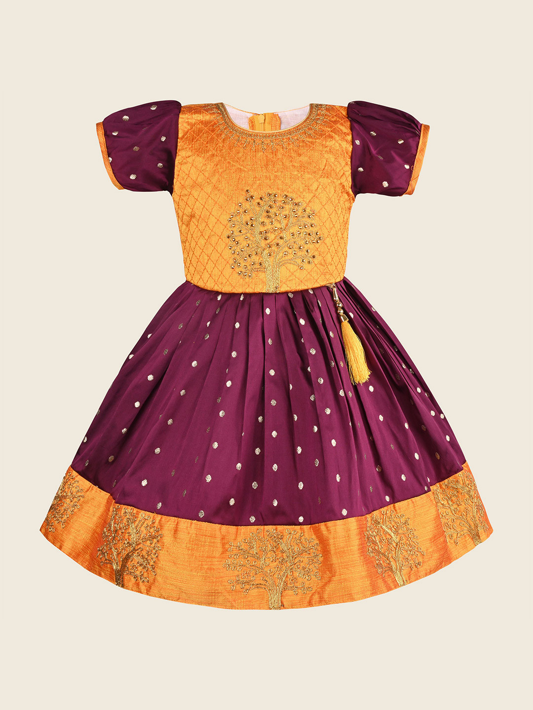 Wish Karo Girls Embroidered Dress