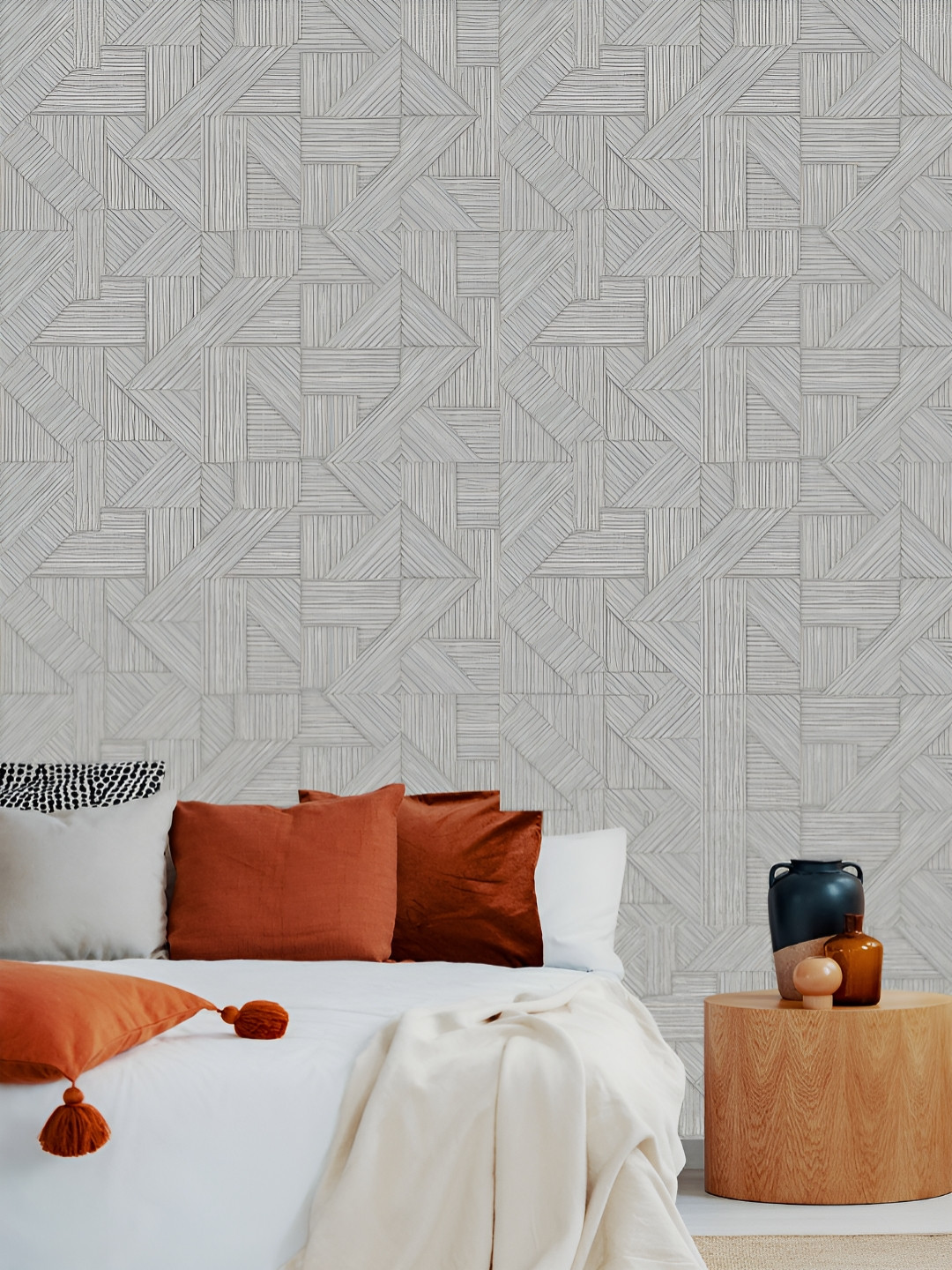 Fedora Wallpapers Grey 3D Printed Waterproof PVC Wallpaper