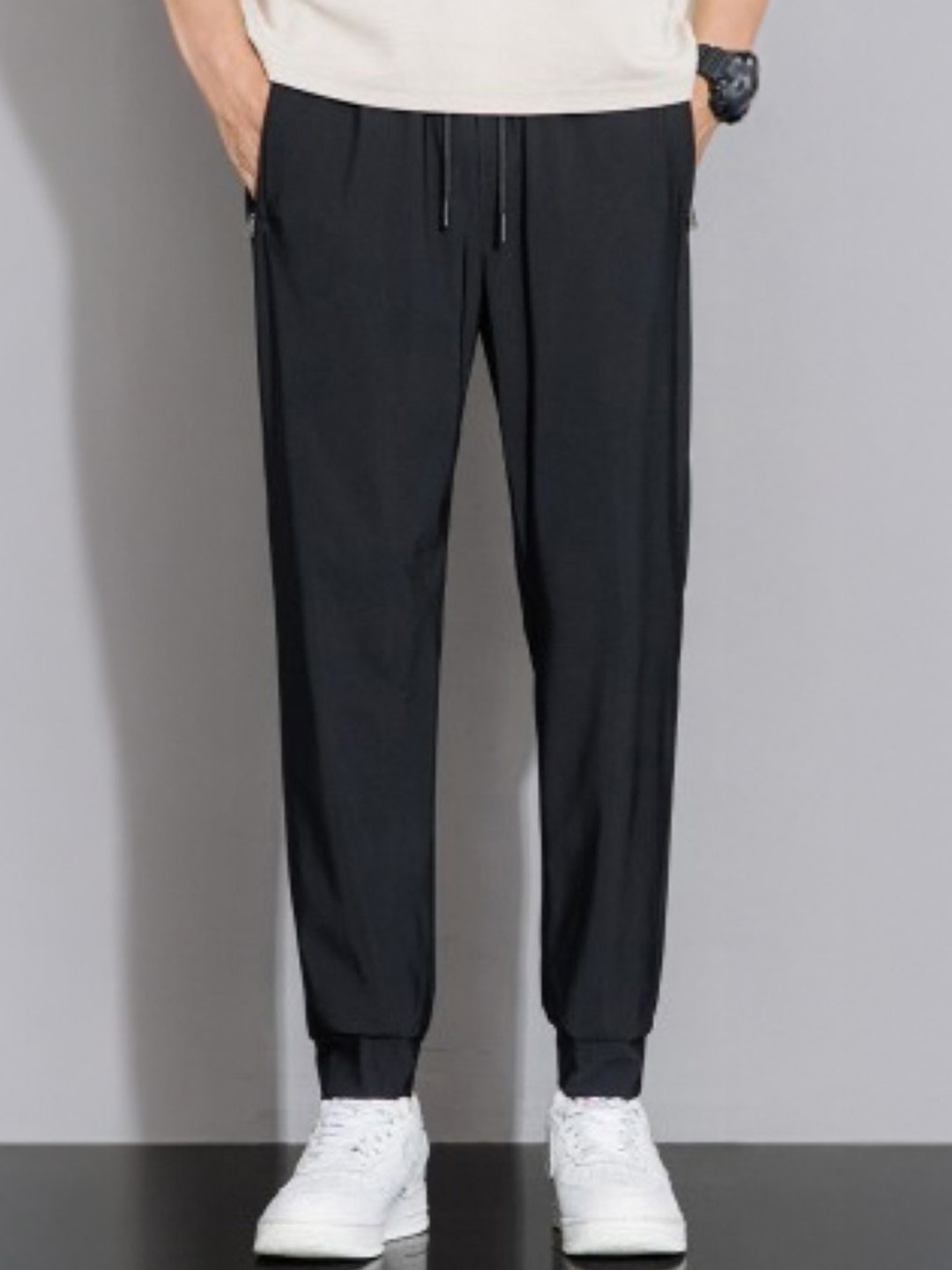 StyleCast Men Regular Fit Solid Synthetic Trouser