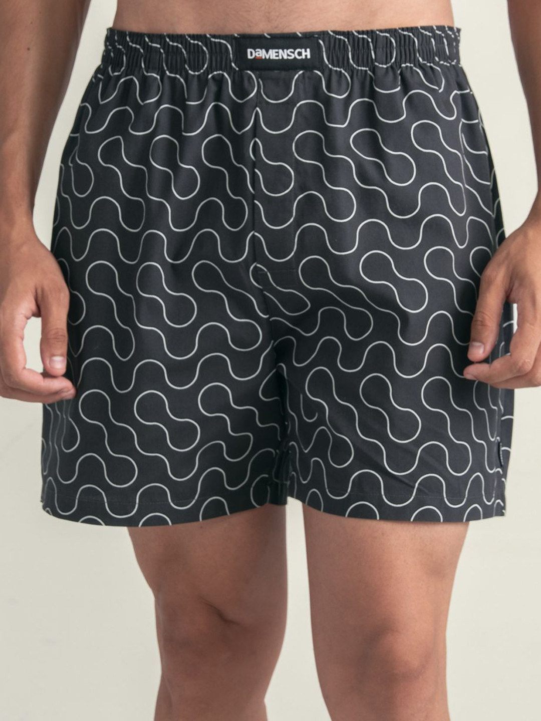 DAMENSCH Printed Pure Cotton Ultra Light Boxers-BS1002-DPSNGR