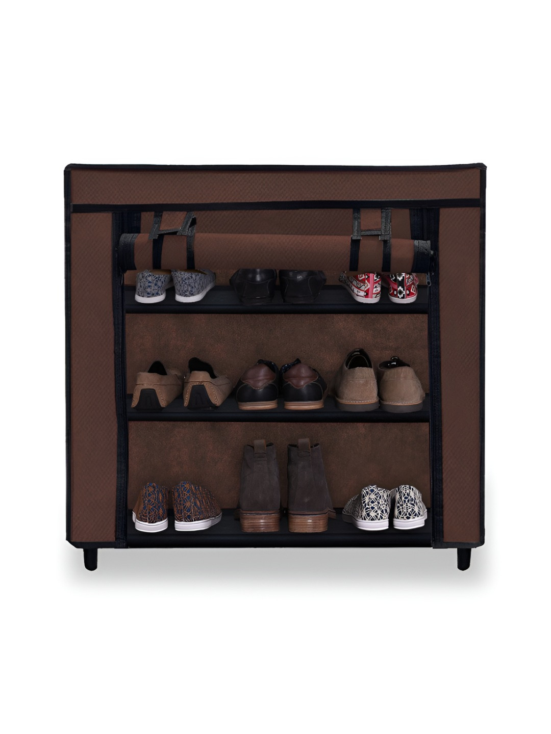 Urban Choice 3-Layer Shoe Rack with Dust Cover