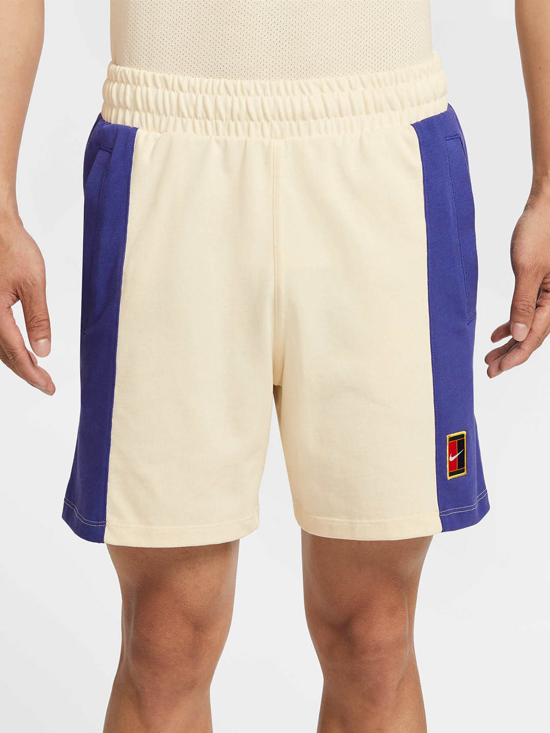 Nike Court Heritage Men Regular Fit Mid-Rise Tennis Shorts