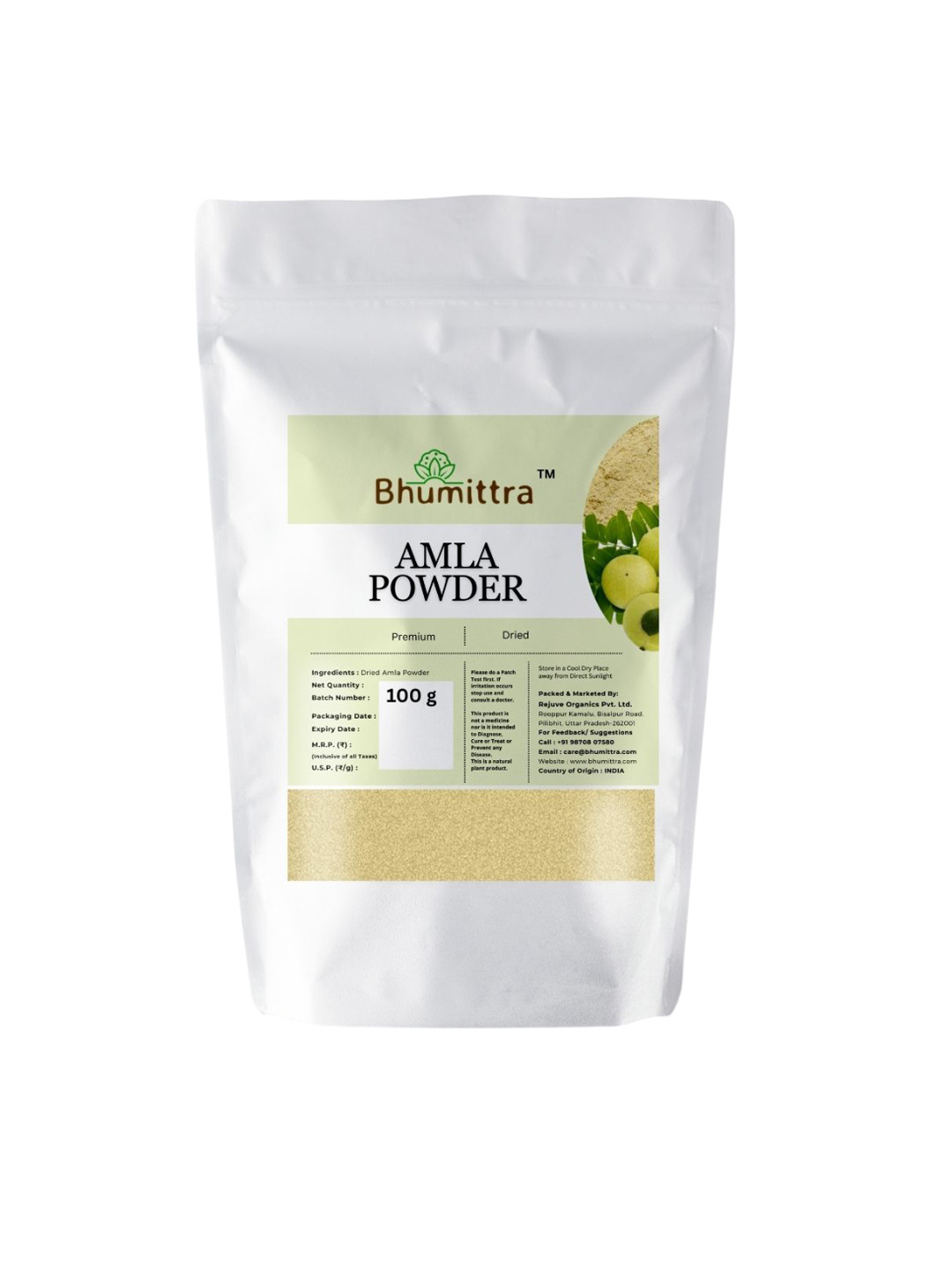 Bhumittra Amla Powder Hair Mask- 100 g