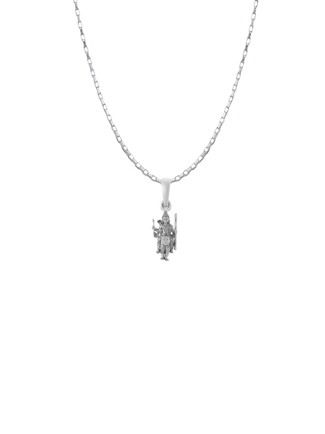 Metronaut 925 Sterling Silver Ayyappa Pendants With Chains