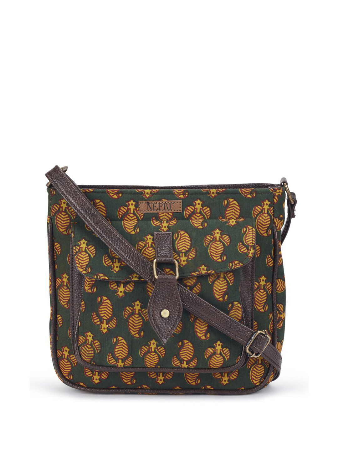 NEPRI Paisley Printed Sling Bag