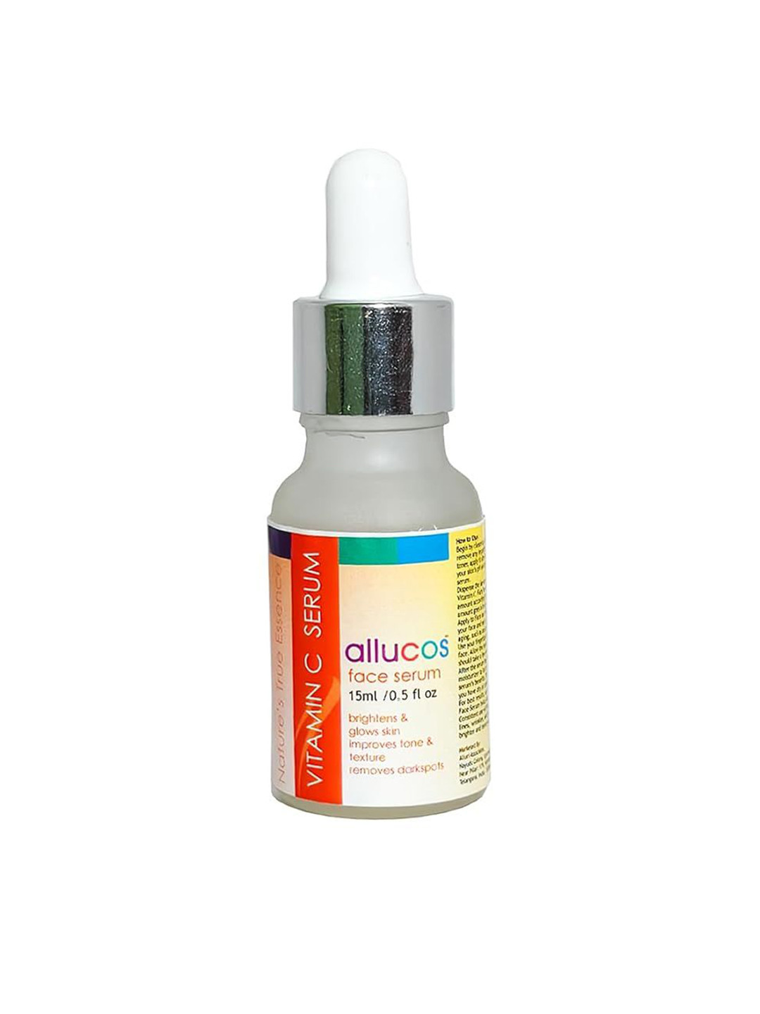 ALLUCOS Vitamin C Serum For Brightens Lines & Pores - 15 ml