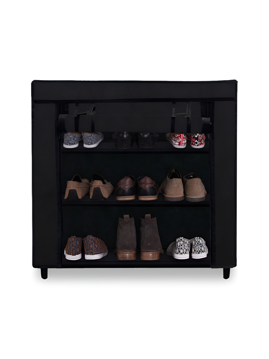 Urban Choice 3-Layer Shoe Rack with Dust Cover
