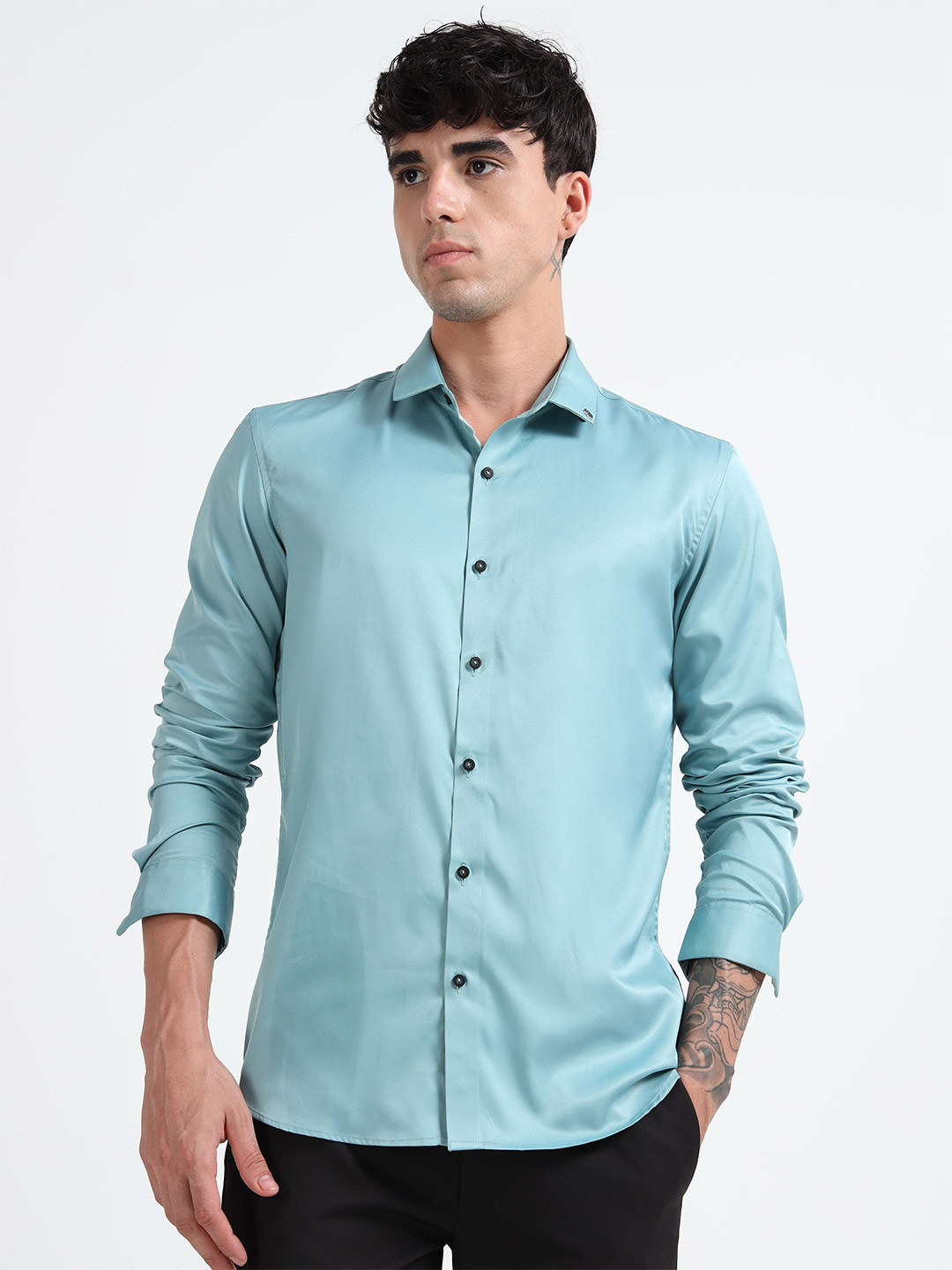 Mystery Of Fashion Men Classic Regular Fit Casual Shirt
