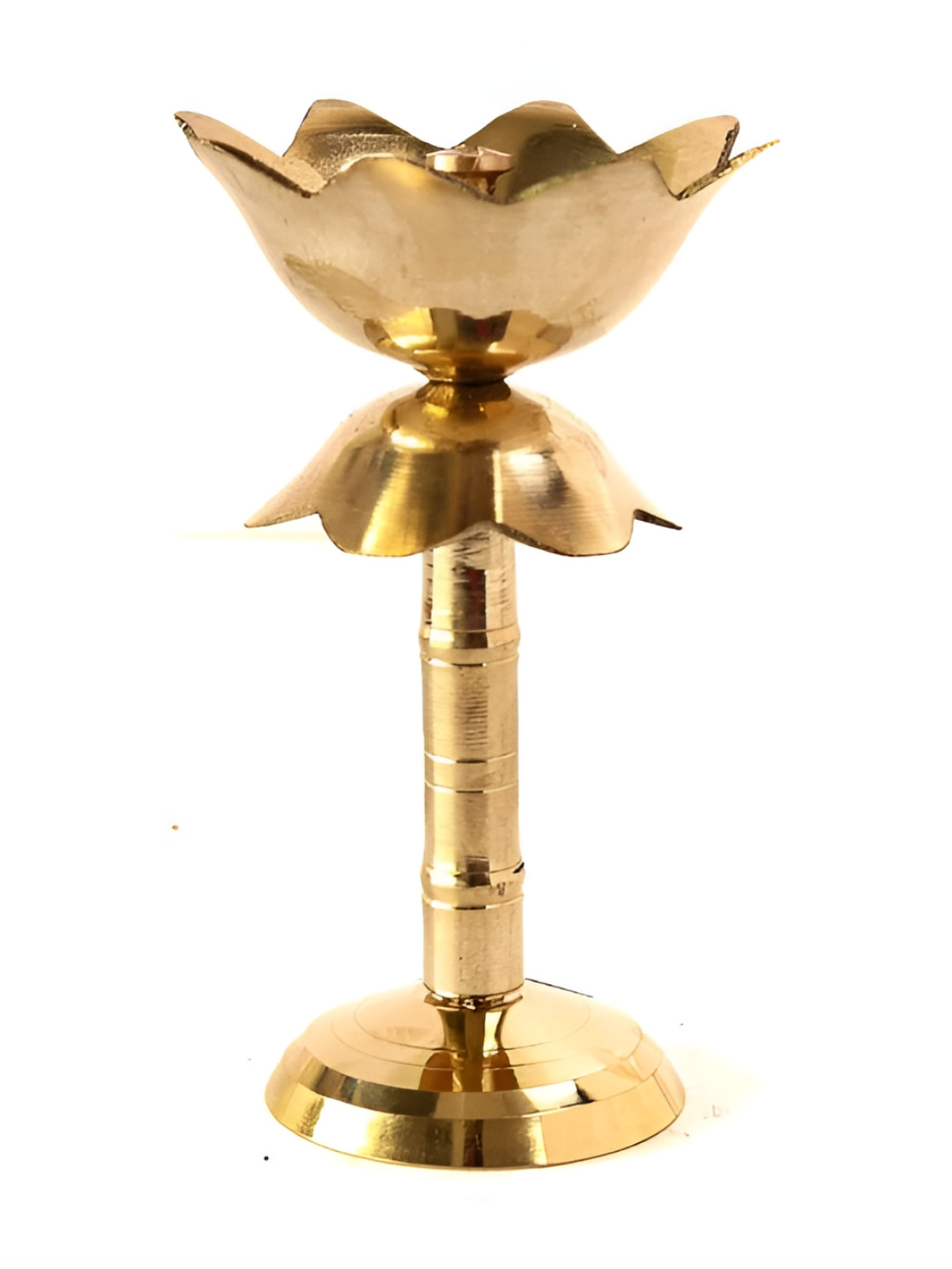 The Spiritual Living Gold-Toned Akhand Lotus Kamal Nanda Diya