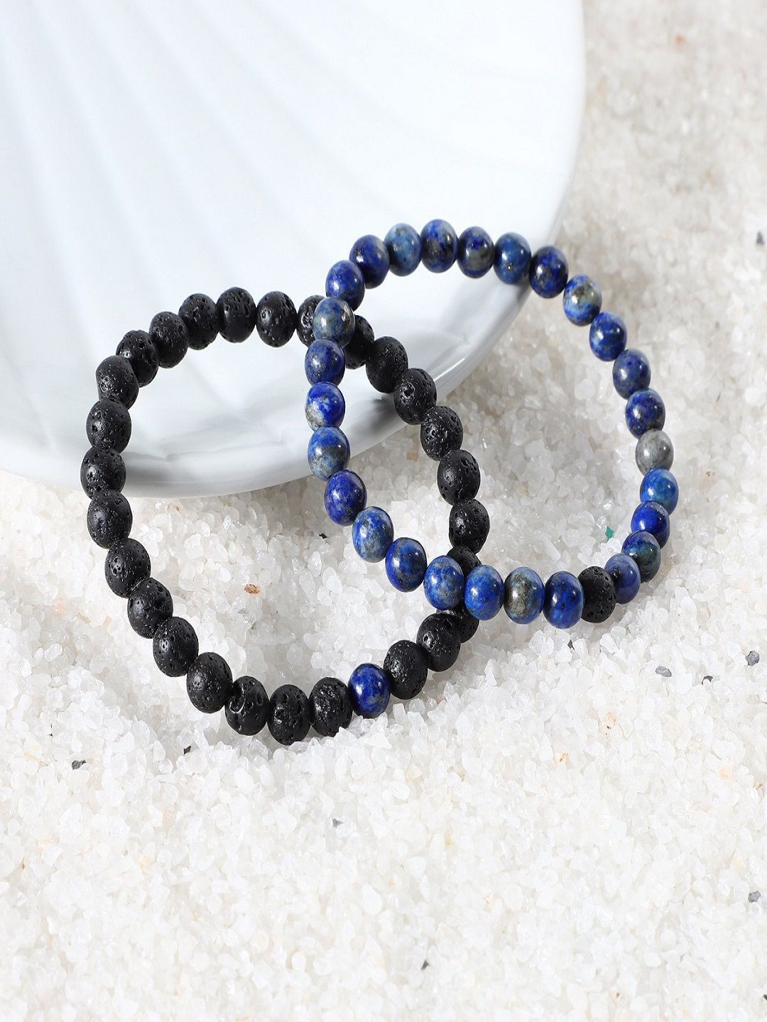 Nirvana Unisex 2 Lapis Lazuli Bracelet