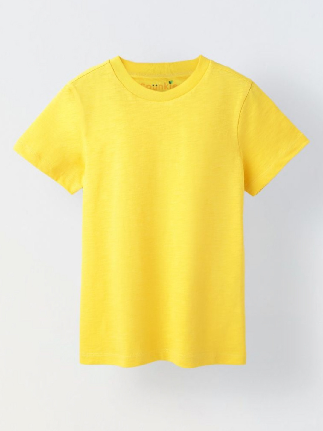 SPUNKIES Boys Solid Round Neck Cotton T-shirt