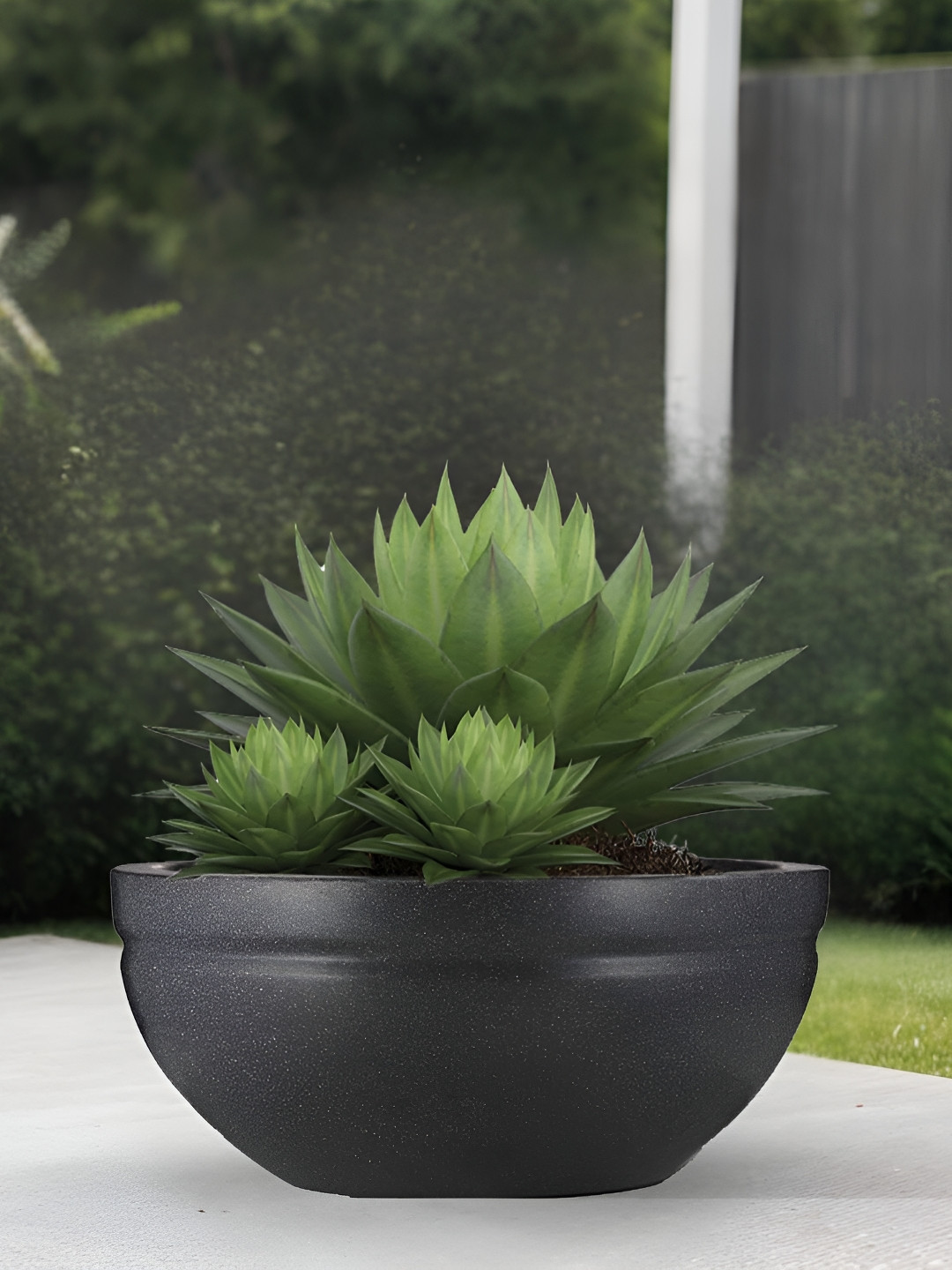Go Hooked Decorative Planter & Indoor Outdoor  Flower Pot Lotus Bowl 18