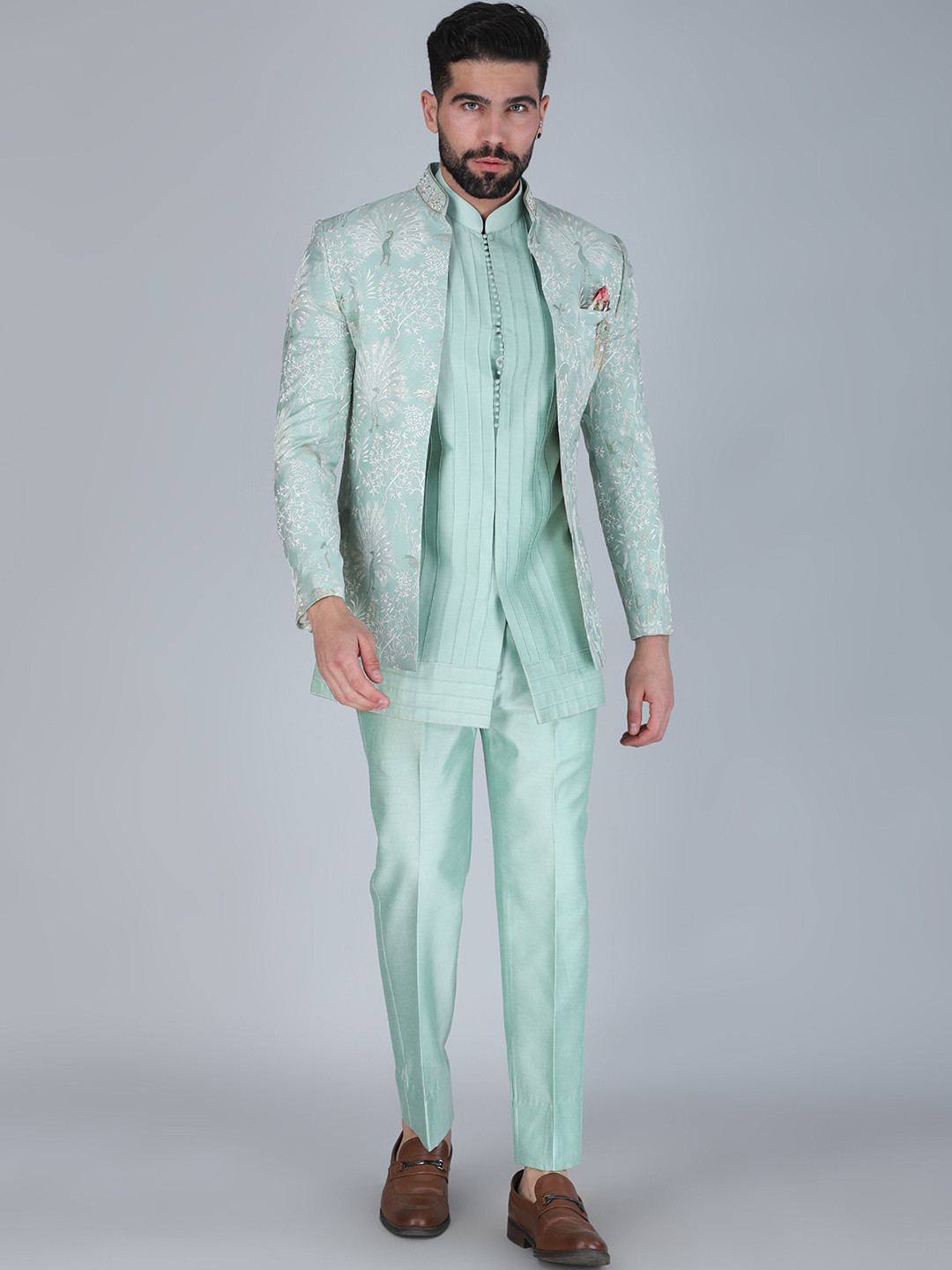 Denis Parkar Embroidered Sherwani Set