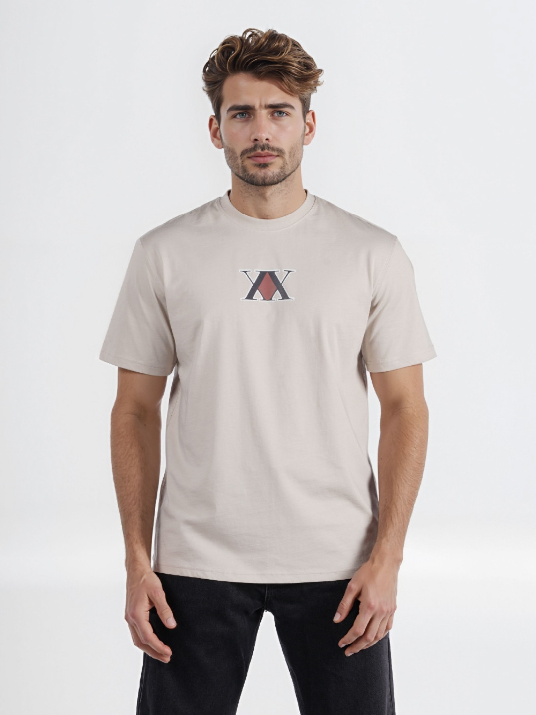 Celio Hunter Men Graphic Printed Cotton Boxy Fit T-shirt