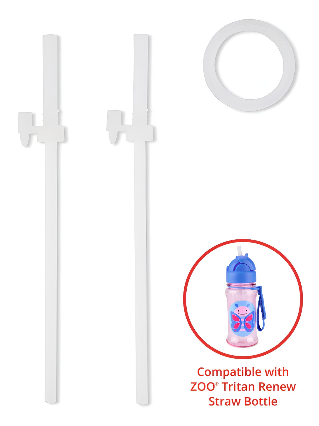 SKIP HOP ZOO Multi Solid Plastic Flip Top Sipper - 350ml