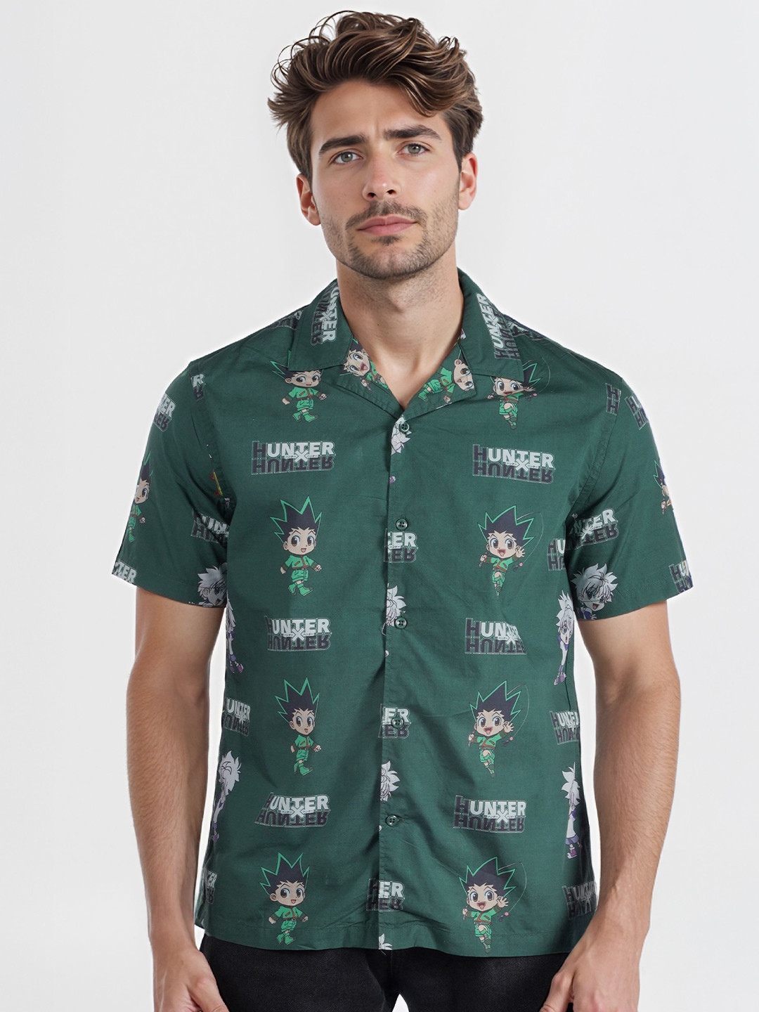 Celio Hunter Men Printed Boxy Fit Shirt