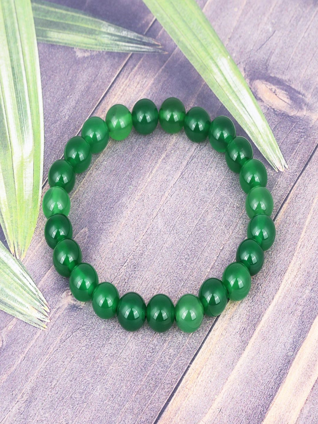 Nirvana Unisex Onyx Strech Bracelet