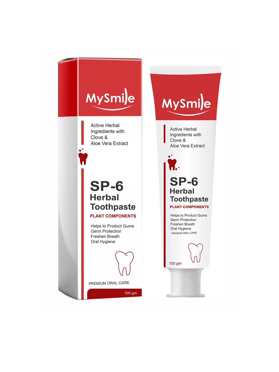 MySmile SP-6 Herbal Toothpaste- 100 g