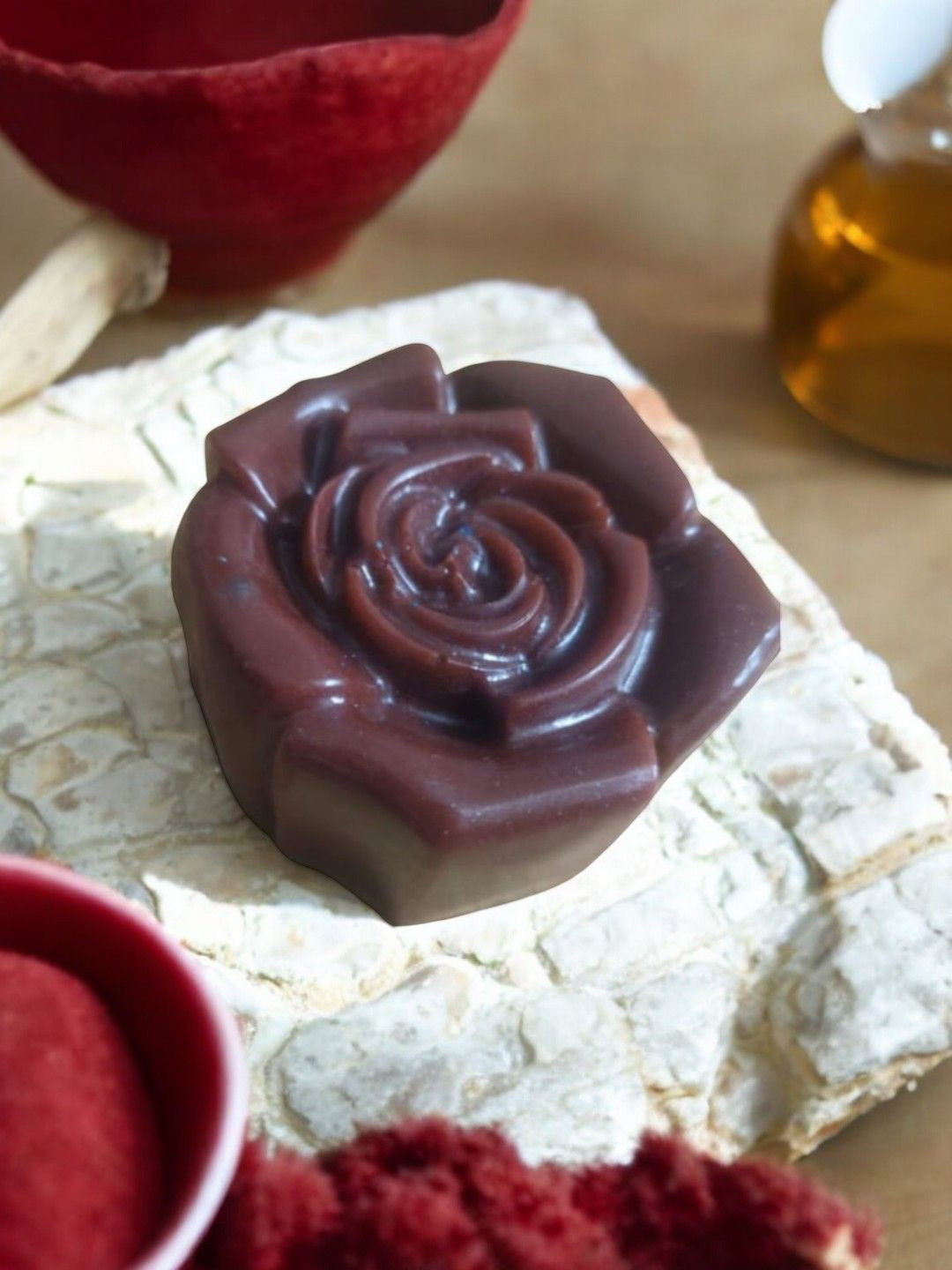 Kaantam Natural Moroccan Red Clay Soap - 100 g