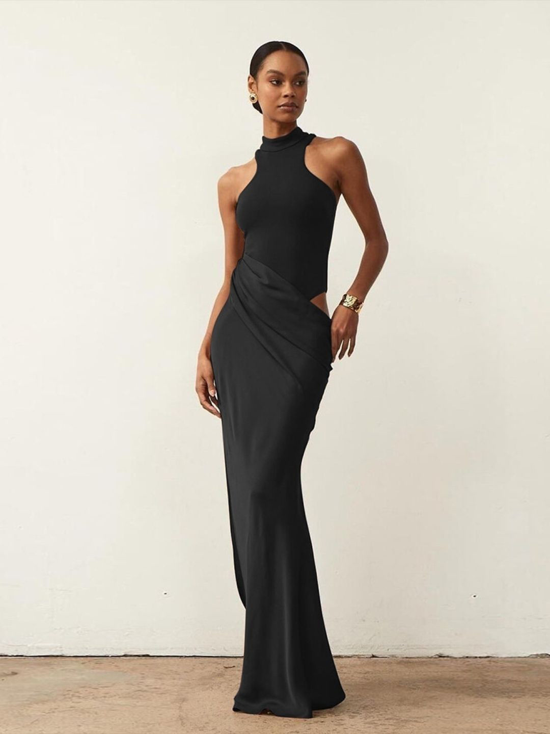StyleCast Cut-Out Bodycon Maxi Dress