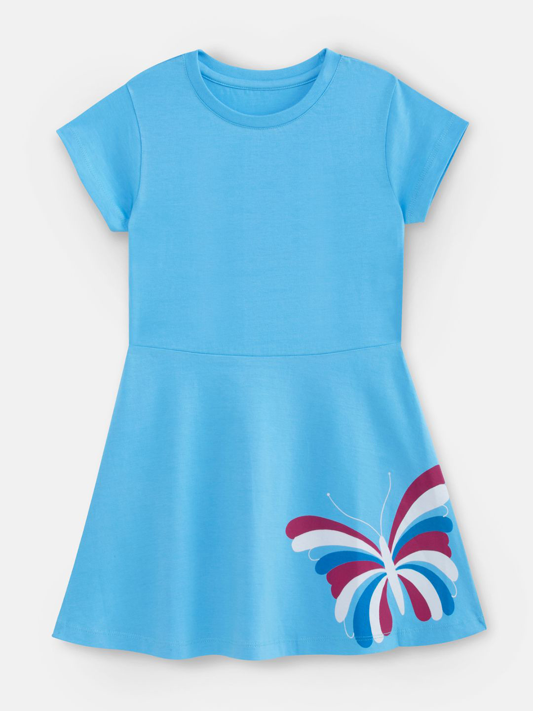 You Got Plan B Girls Printed Fit & Flare Dress