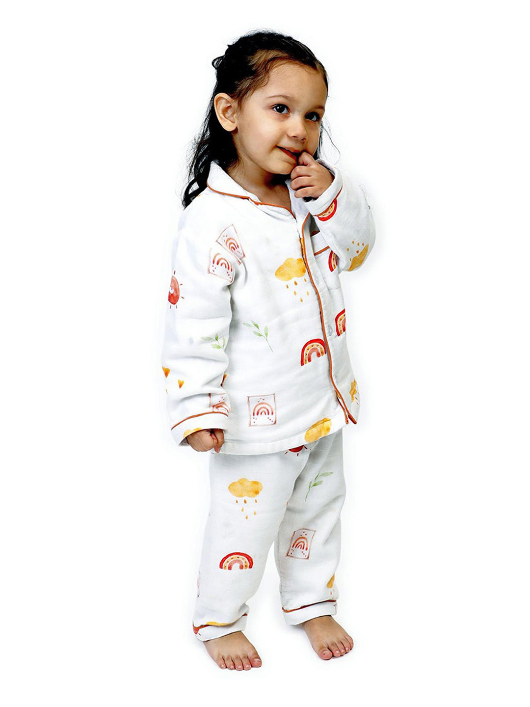 Snuggly Spaces Kid Printed Night Suits