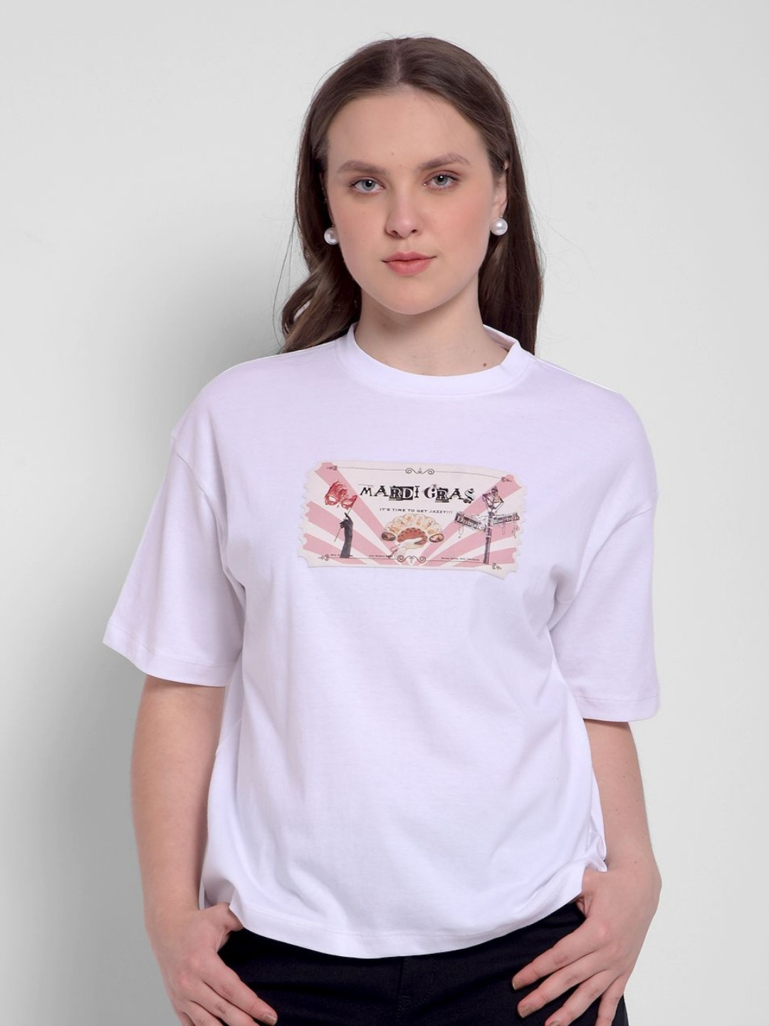Numero Uno Women Graphic Printed Cotton T-shirt