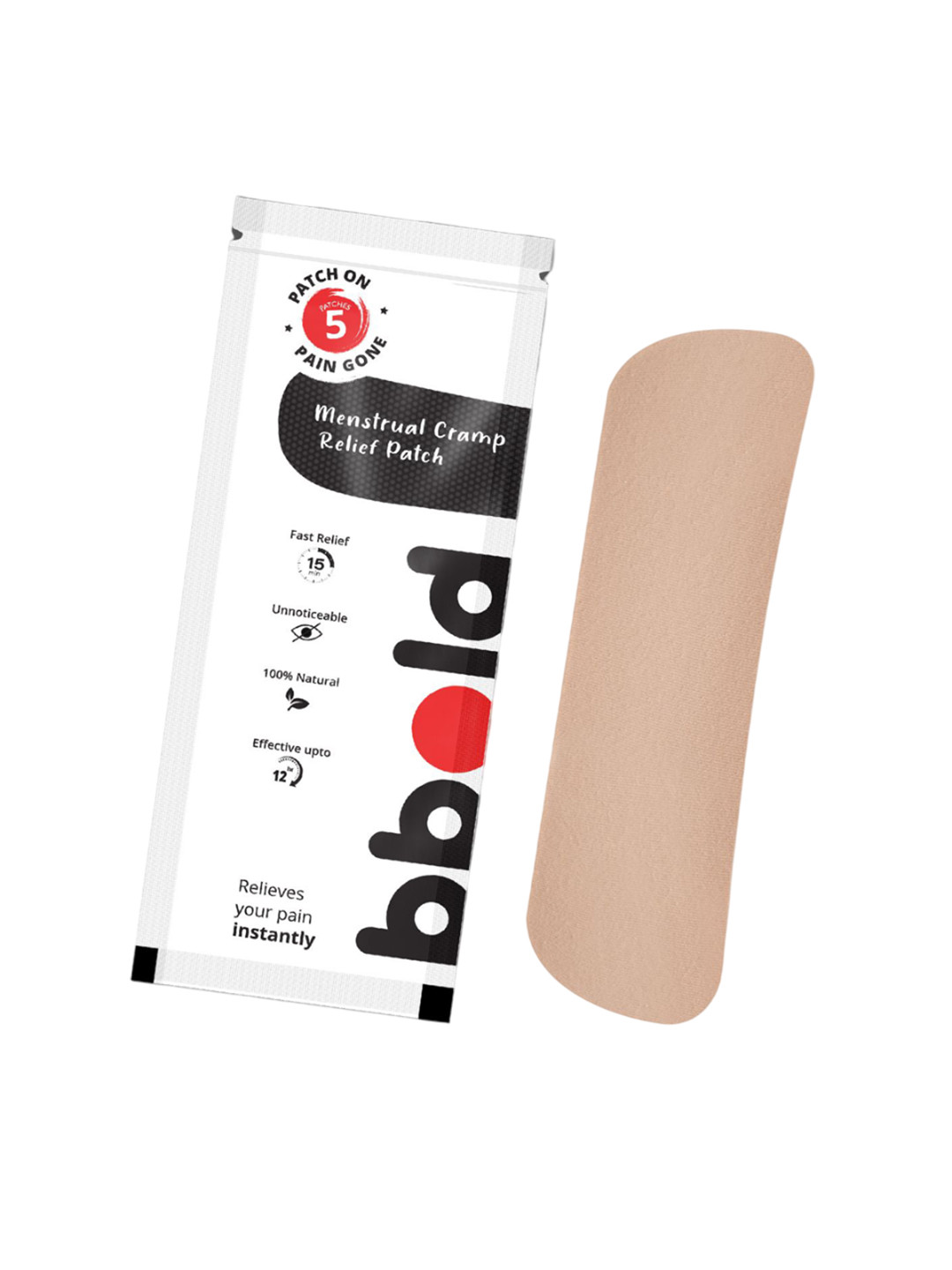 bbold Menstrual Cramp Relief Patches - 5 Patches