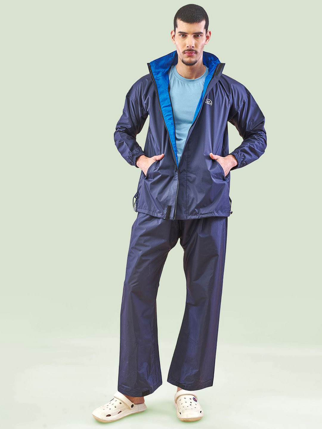 LUX VENUS Plain Tapping Rain Suit for Men.