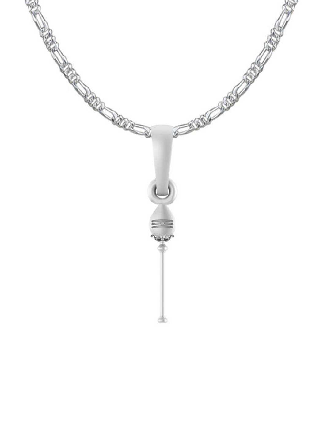 Metronaut Men 925 Sterling Silver Vel Pendant With Box Chain