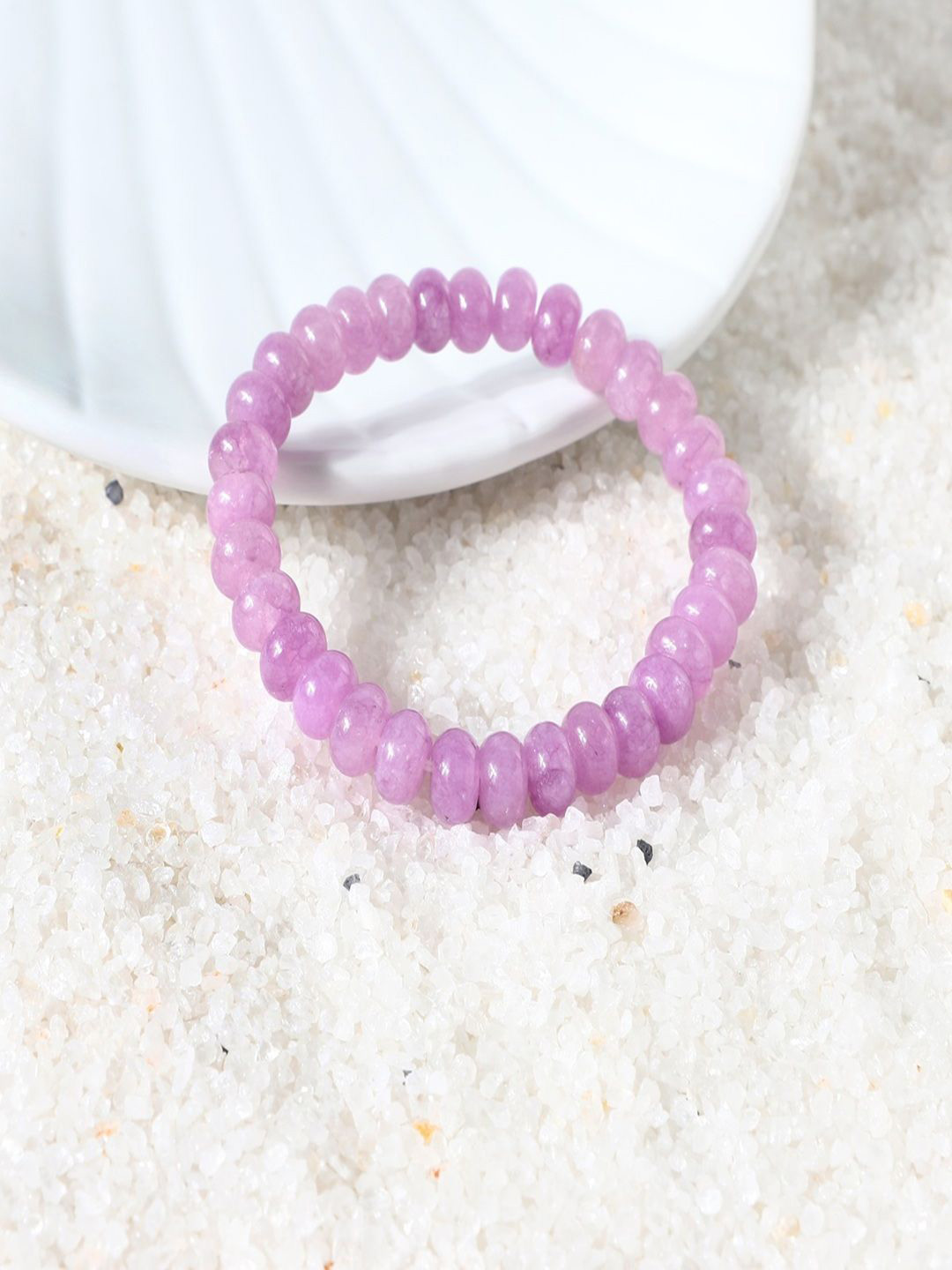 Nirvana Unisex Crystals Quartz Stretch Bracelet