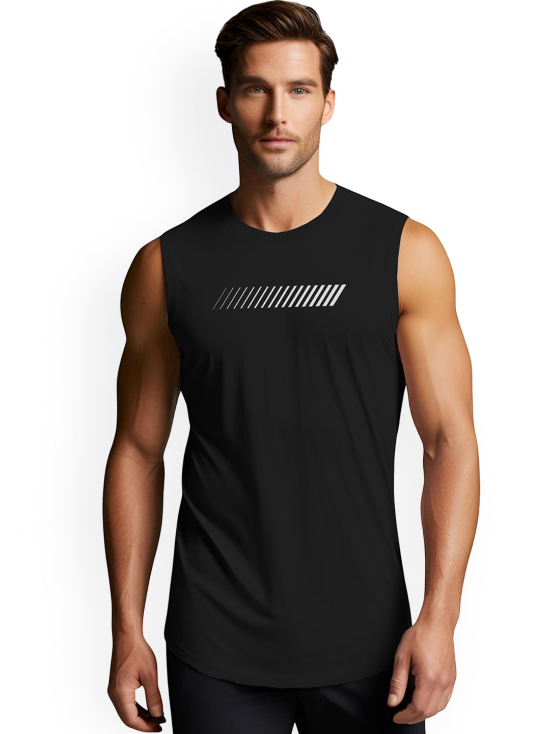 3Colors Printed Gym Innerwear Vests