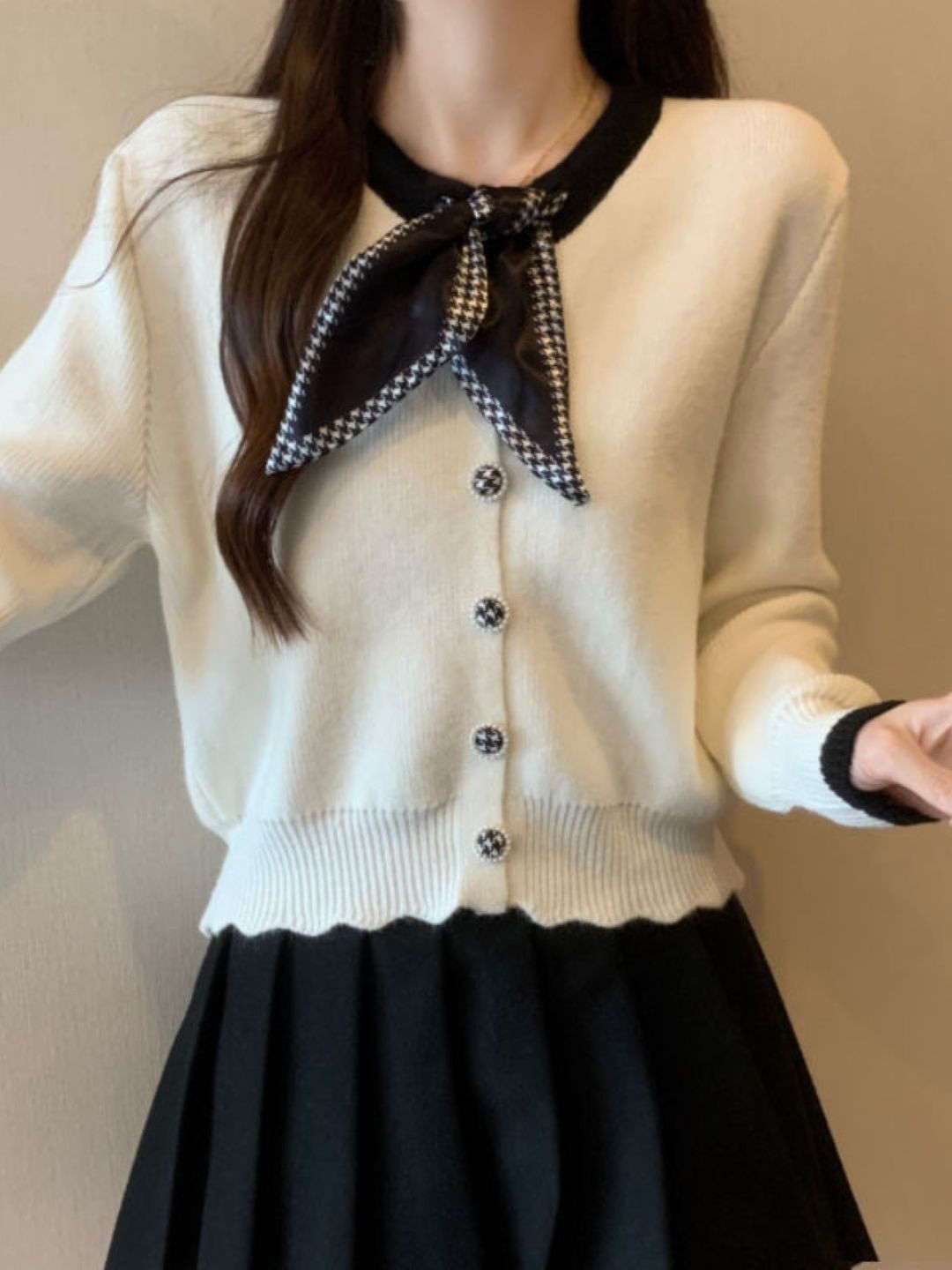 StyleCast Scarf Neck Casual Top