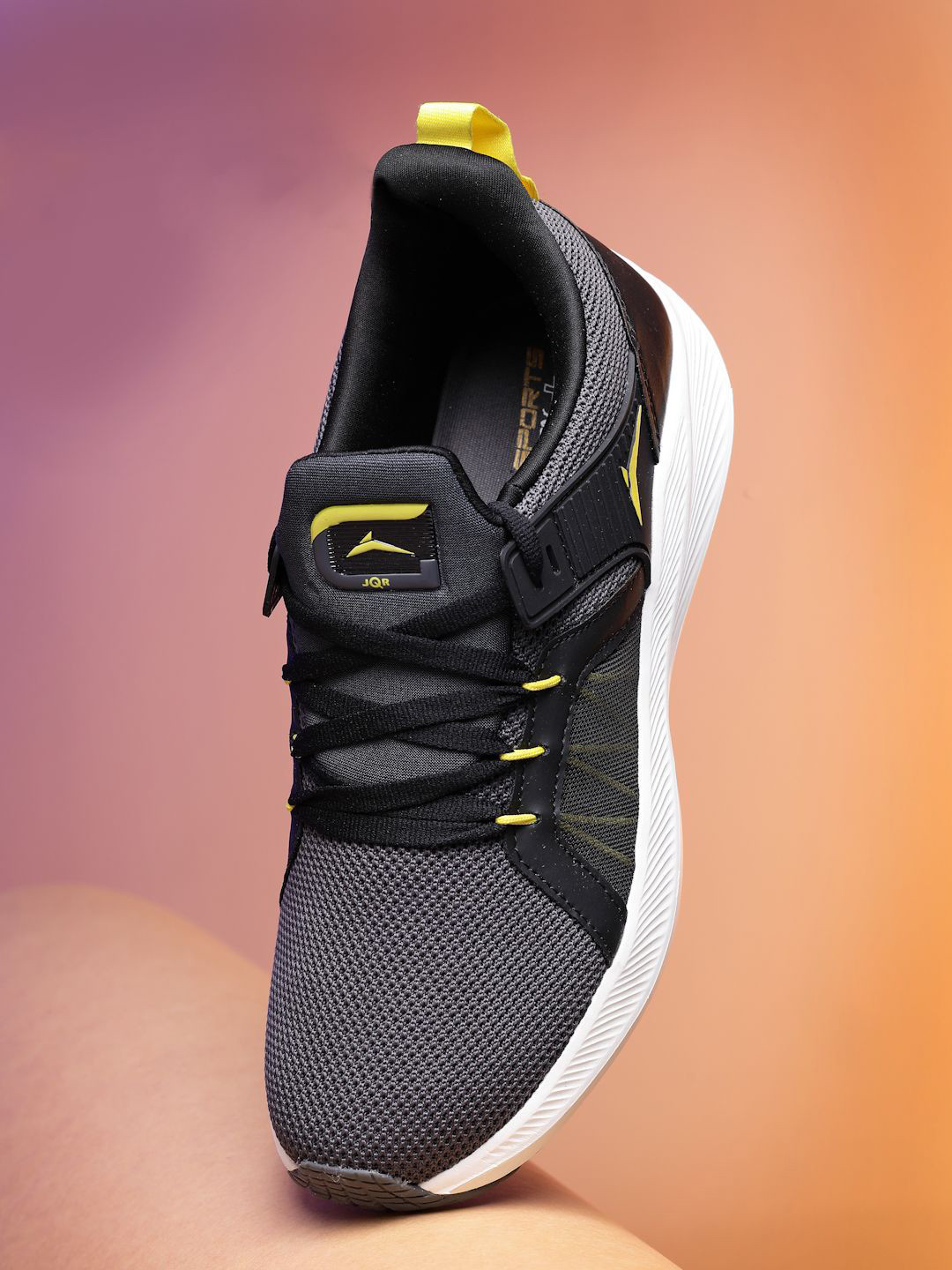 JQR SOROSS Men Lace-Ups Running Non-Marking Shoes