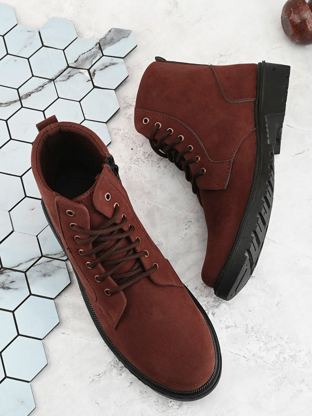 ARIWA Men Casual Block-Heeled Regular Boots