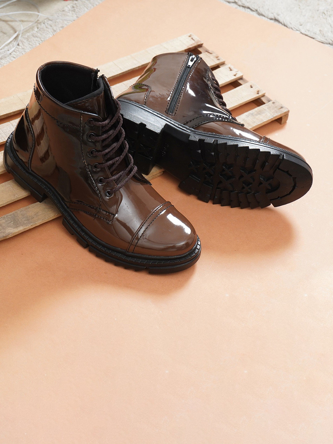 ARIWA Men Casual Block-Heeled Regular Boots