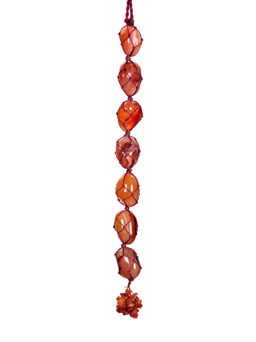 Gemsmantra Orange Tumble Hanging Windchimes