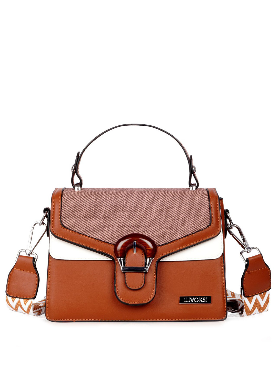 Luvoksi Women Textured Structured Sling Bag