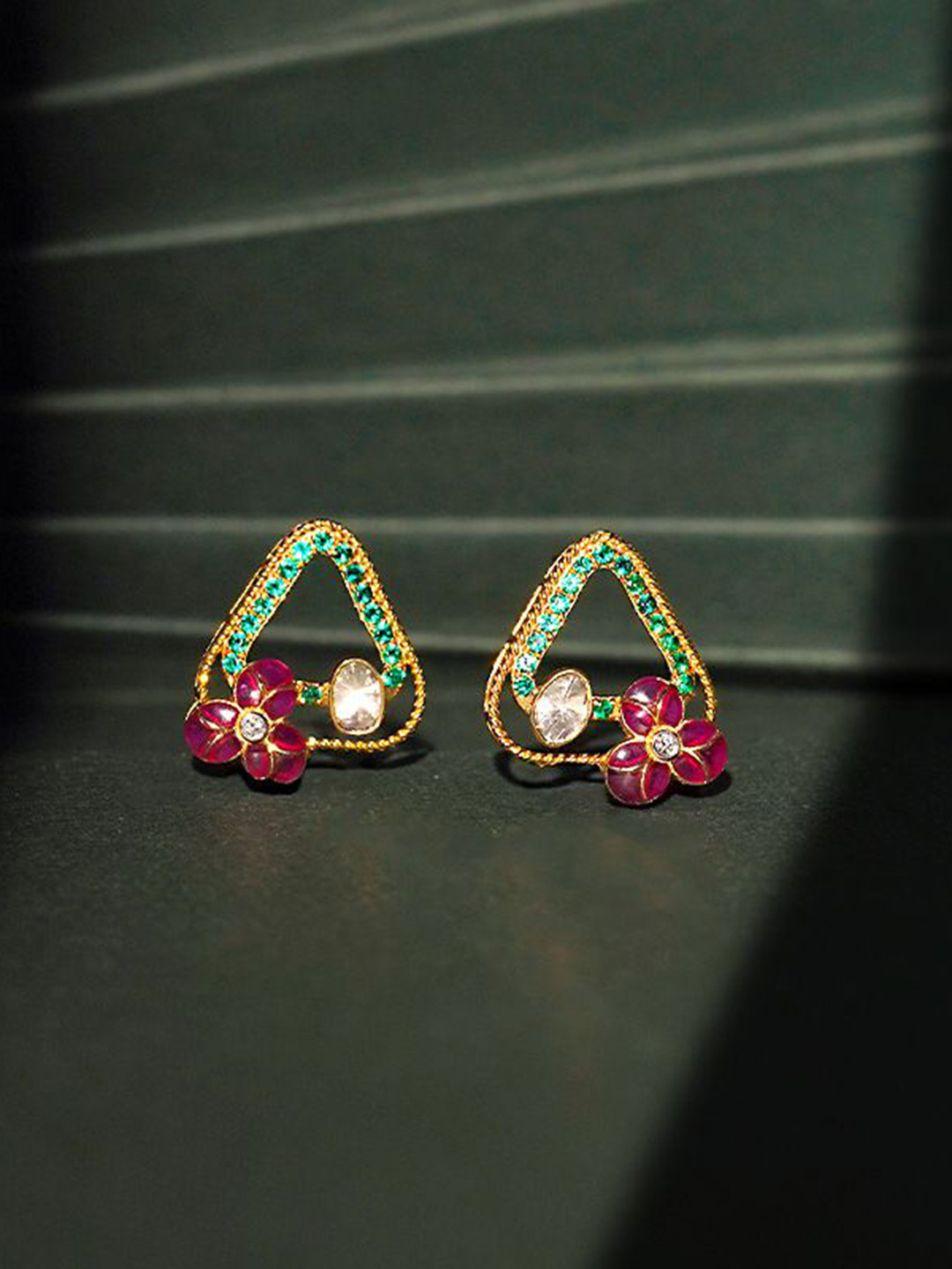 Polki Stories By Raniwala Diamond Polki Earrings
