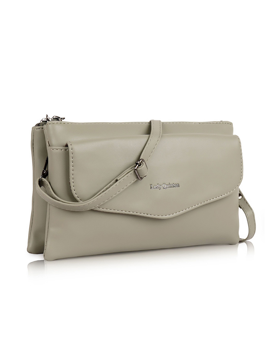 LADY QUINTON Women Bucket Sling Bag with Tasselled