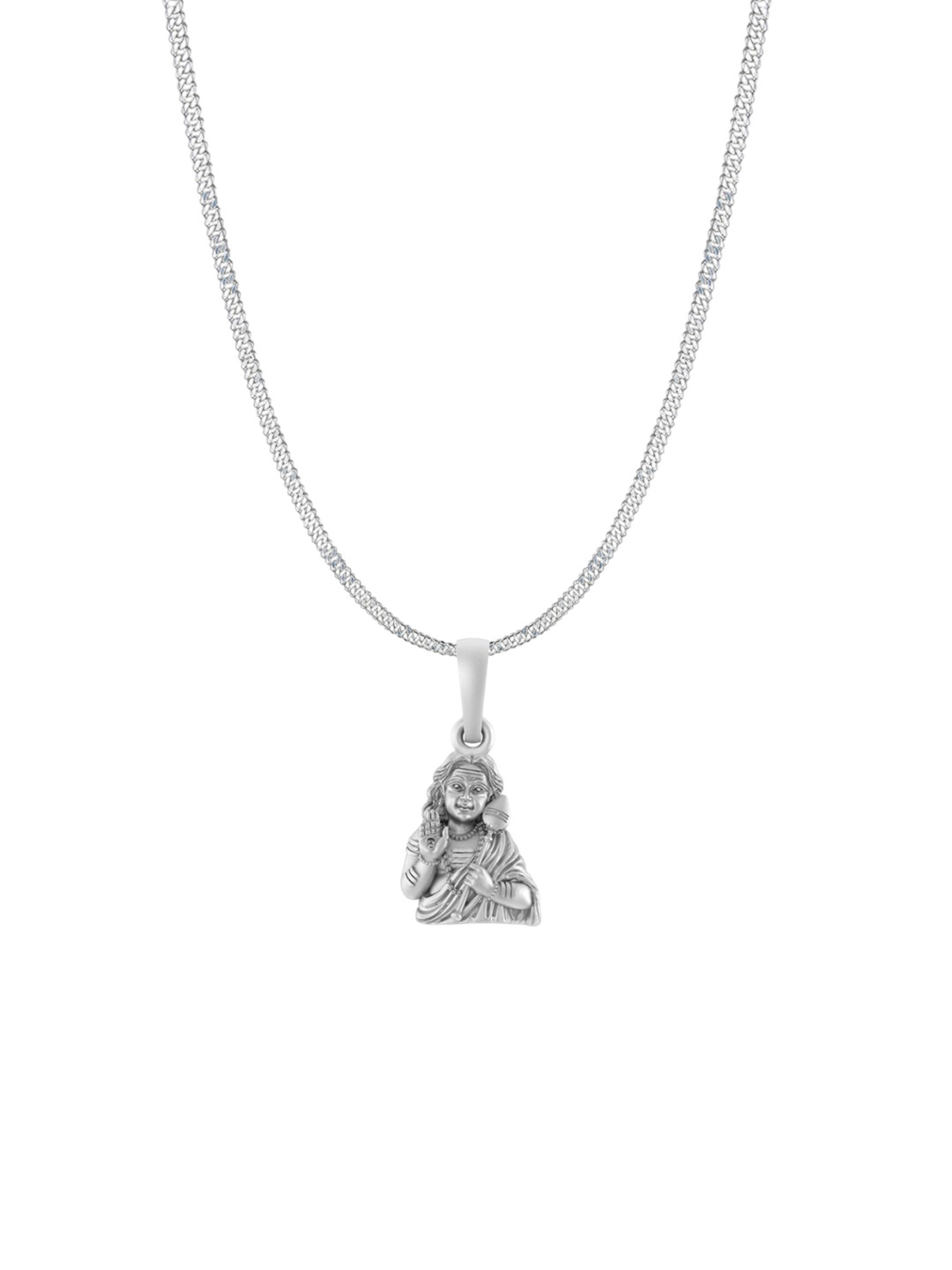 Metronaut 92.5 Sterling Silver Kartikeya Pendants With Curb Chain